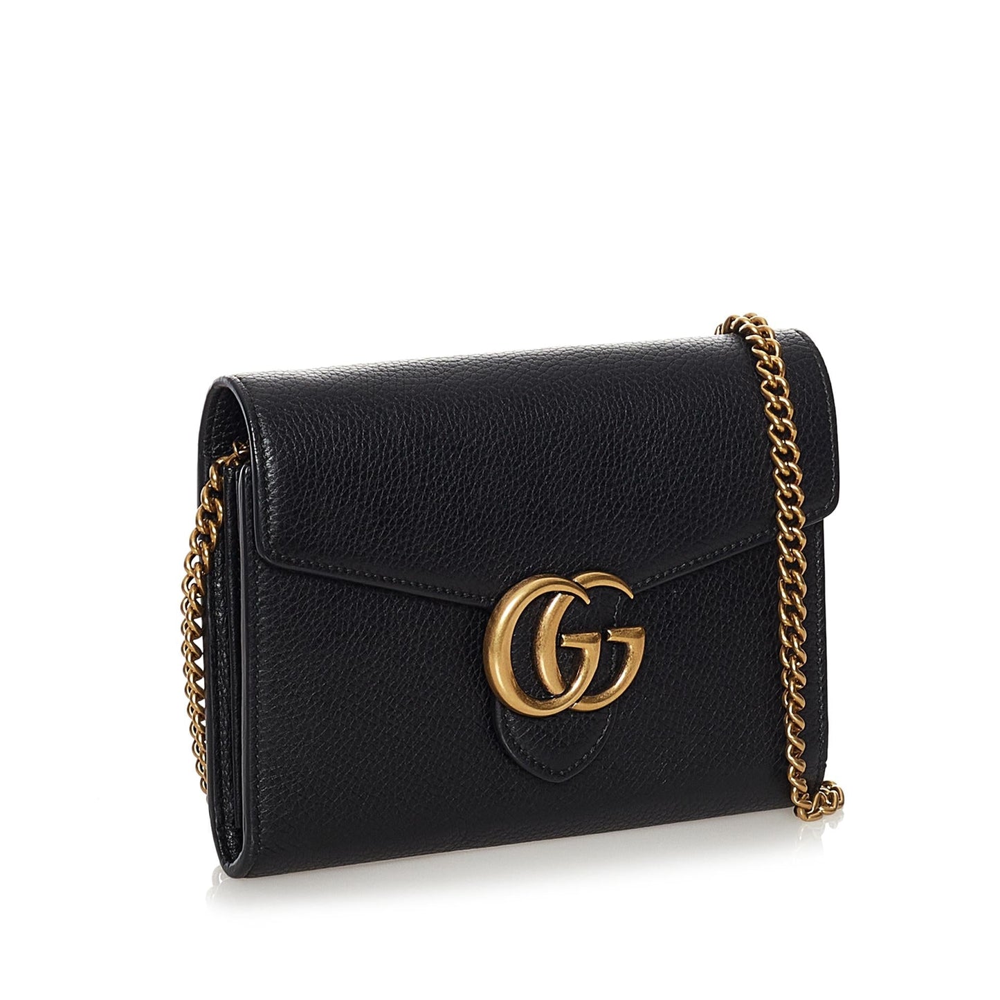 Gucci GG Marmont Leather Wallet on Chain (33733)