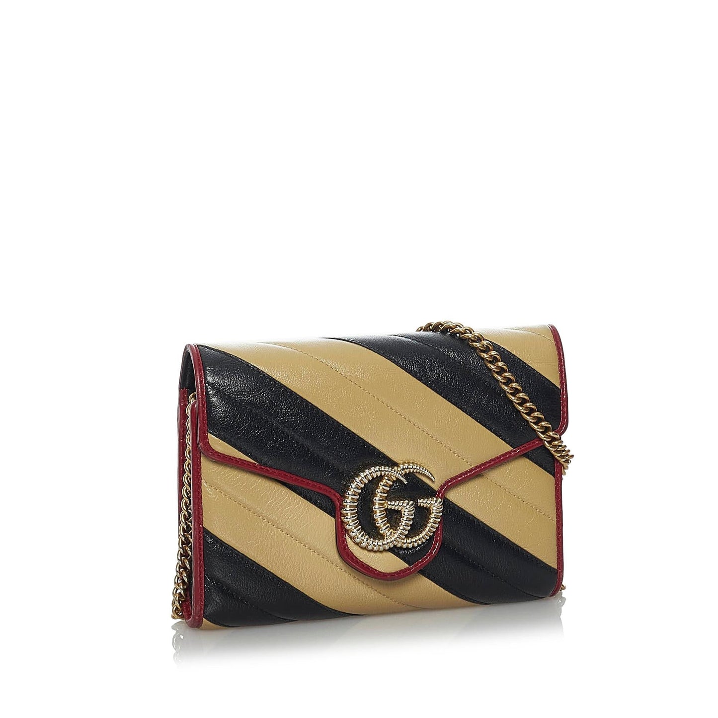 Gucci GG Marmont Leather Wallet on Chain (33741)