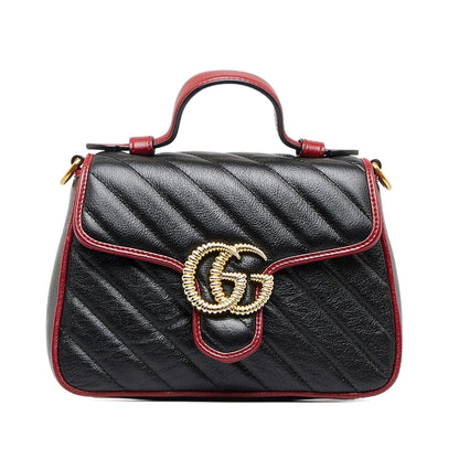 Gucci GG Marmont Torchon Satchel (aTMmV7)