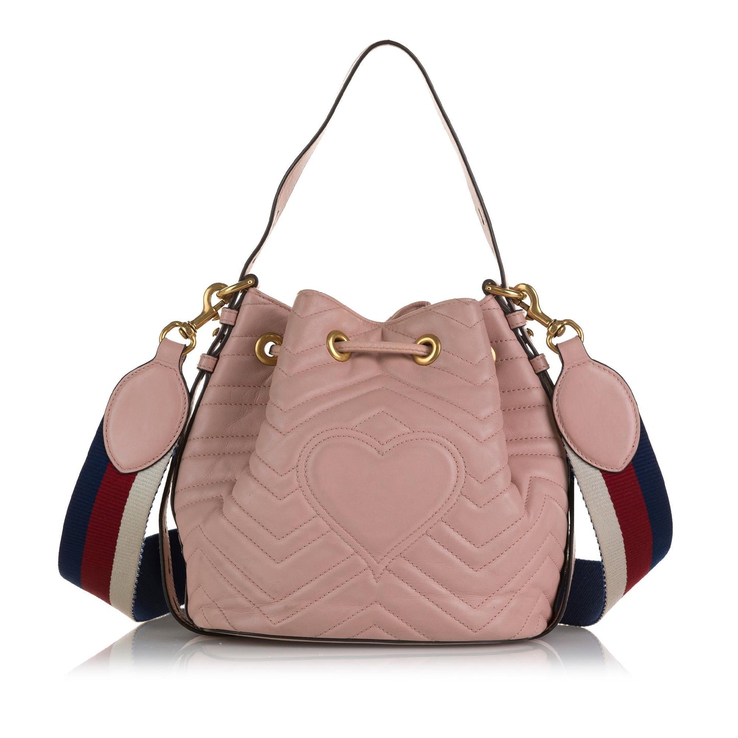 Gucci GG Marmont Web Bucket Bag (QWqd0K)