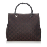 Gucci GG Nylon Bamboo Tote Bag (SHG-32804)