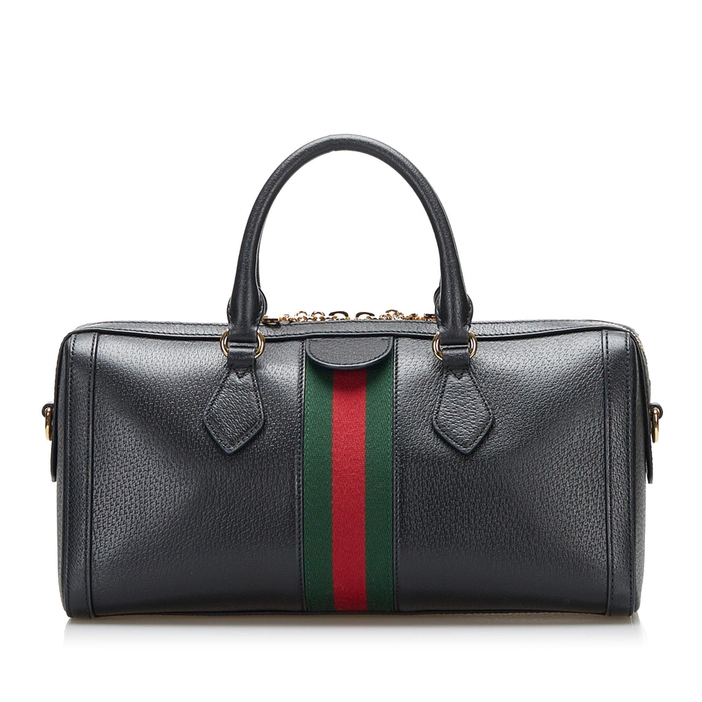 Gucci GG Ophidia Leather Satchel (zyzgS8)