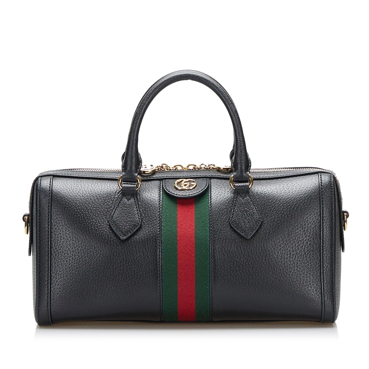 Gucci GG Ophidia Leather Satchel (zyzgS8)