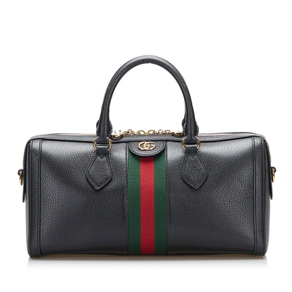 Gucci GG Ophidia Leather Satchel (zyzgS8)