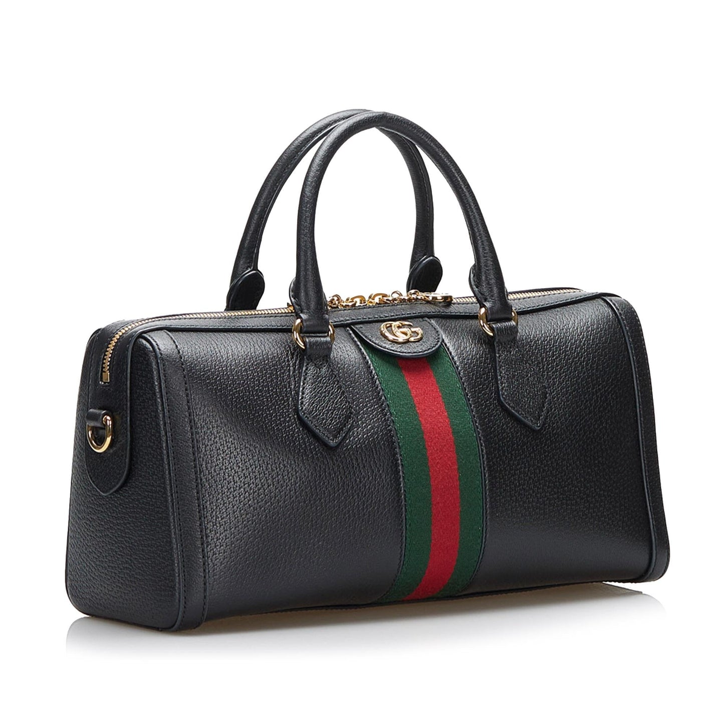 Gucci GG Ophidia Leather Satchel (zyzgS8)