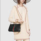 GUCCI GG OPHIDIA SMALL LEATHER CHAIN BAG
