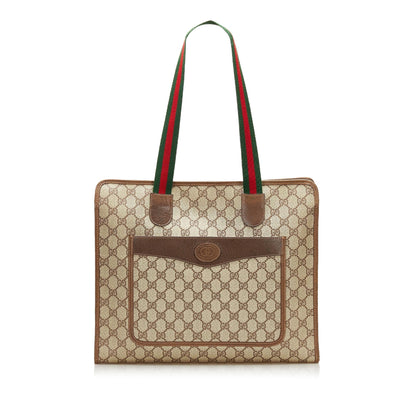 Gucci GG Plus Sherry Line Tote (35265)