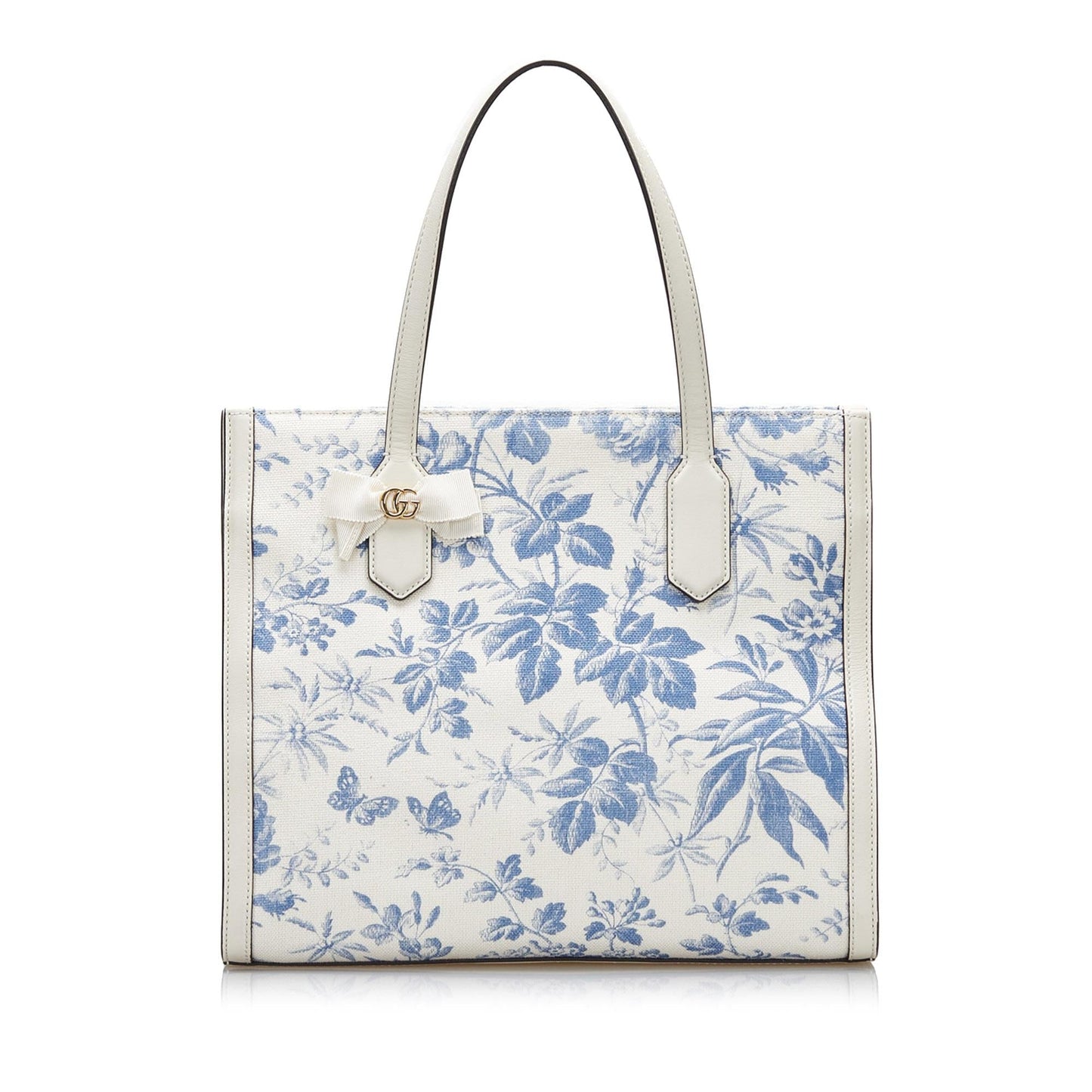 Gucci GG Ribbon Herbarium Tote (Lst5EU)