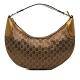 Gucci GG Satin Half Moon Hobo Bag (f8SFVJ)