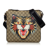 Gucci GG Supreme Angry Cat Crossbody Bag (34262)