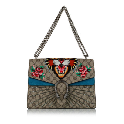 Gucci GG Supreme Angry Cat Dionysus Shoulder Bag (SHG-33149)