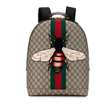 Gucci GG Supreme Animalier Web Backpack (TR6kCr)