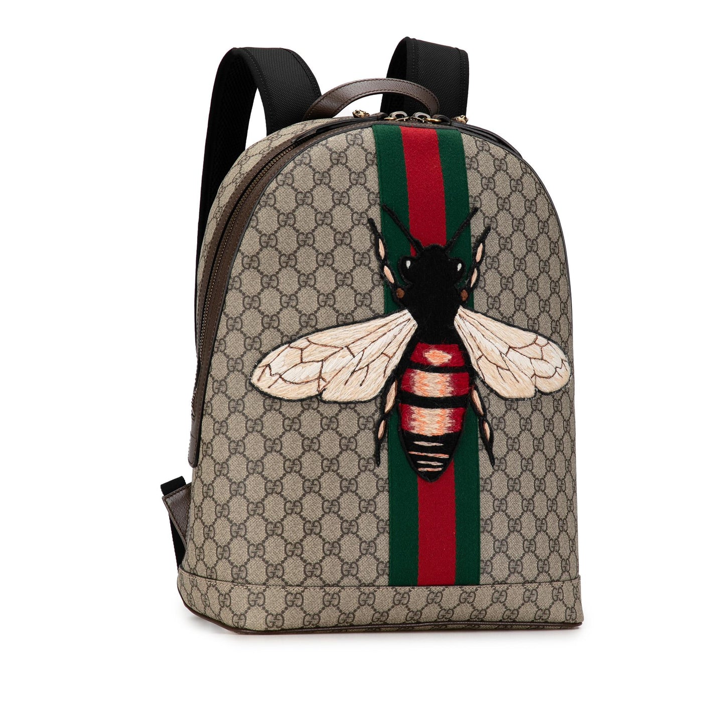 Gucci GG Supreme Animalier Web Backpack (TR6kCr)