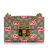 Gucci GG Supreme Apple Padlock Shoulder Bag (35947)