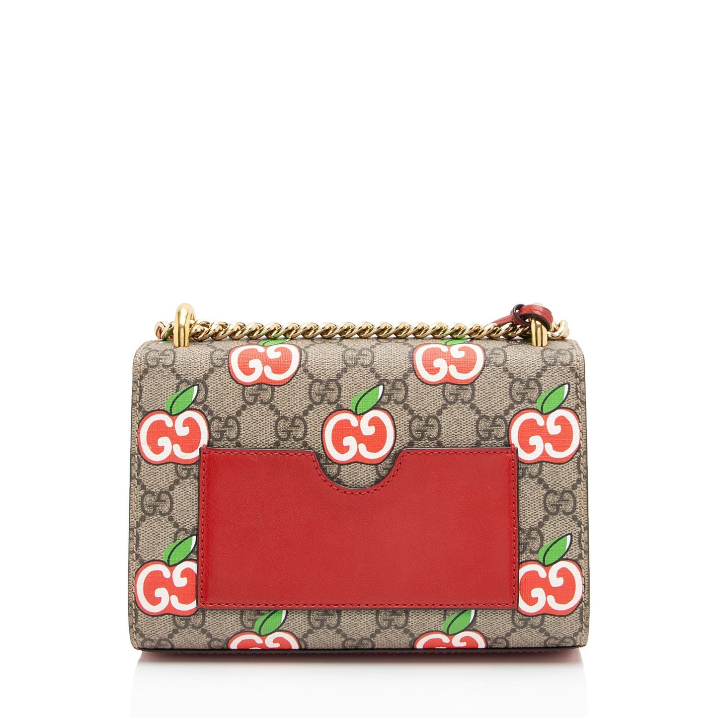 Gucci GG Supreme Apple Padlock Small Shoulder Bag