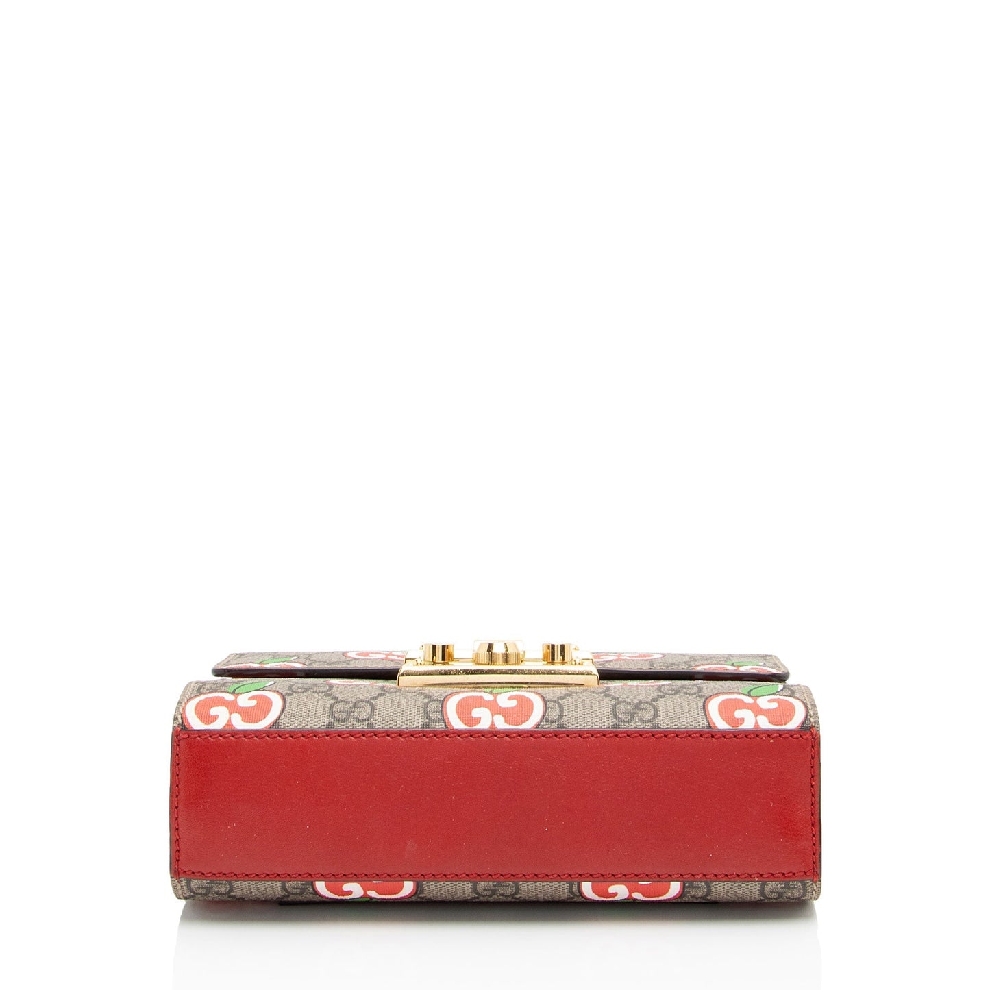 Gucci GG Supreme Apple Padlock Small Shoulder Bag