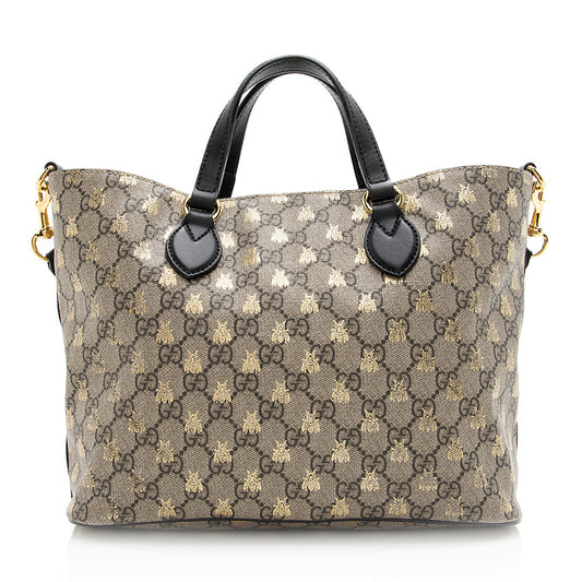 Gucci GG Supreme Bee Soft Small Tote (SHF-20570)