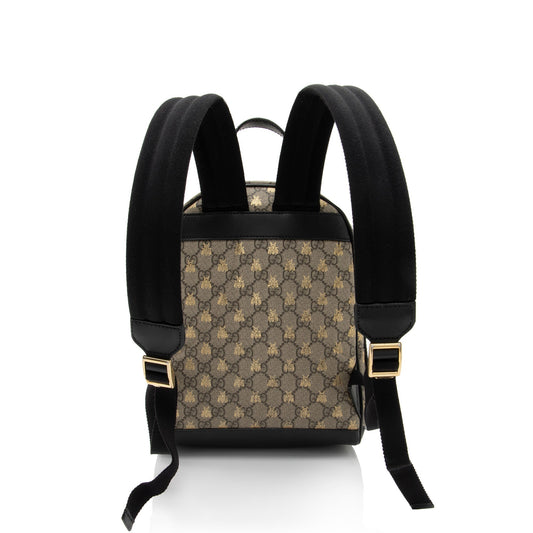 Gucci GG Supreme Bees Small Backpack - FINAL SALE
