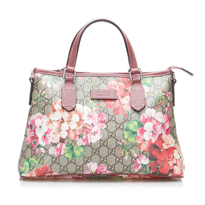 Gucci GG Supreme Blooms Satchel (ohCTZX)