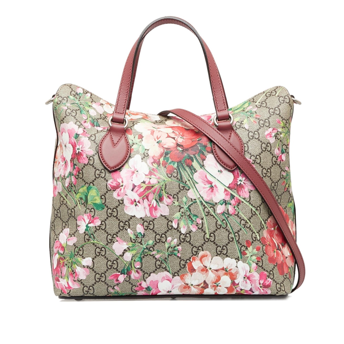 Gucci GG Supreme Blooms Satchel (dKOctA)