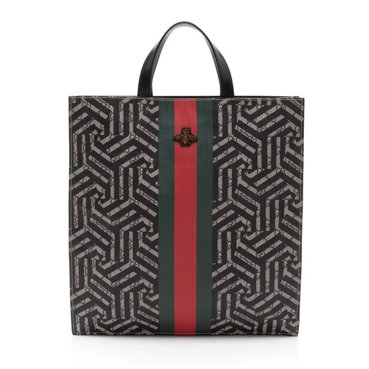 Gucci GG Supreme Caleido Web Soft Tote