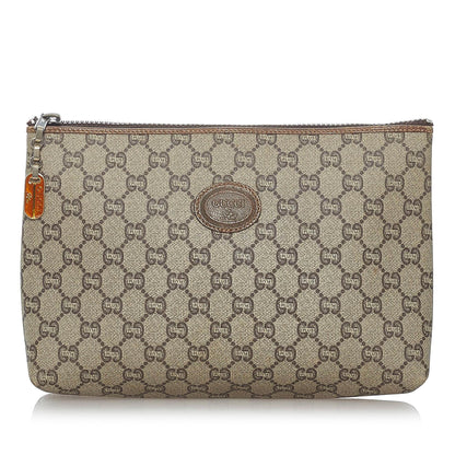 Gucci GG Supreme Clutch Bag (SHG-30889)