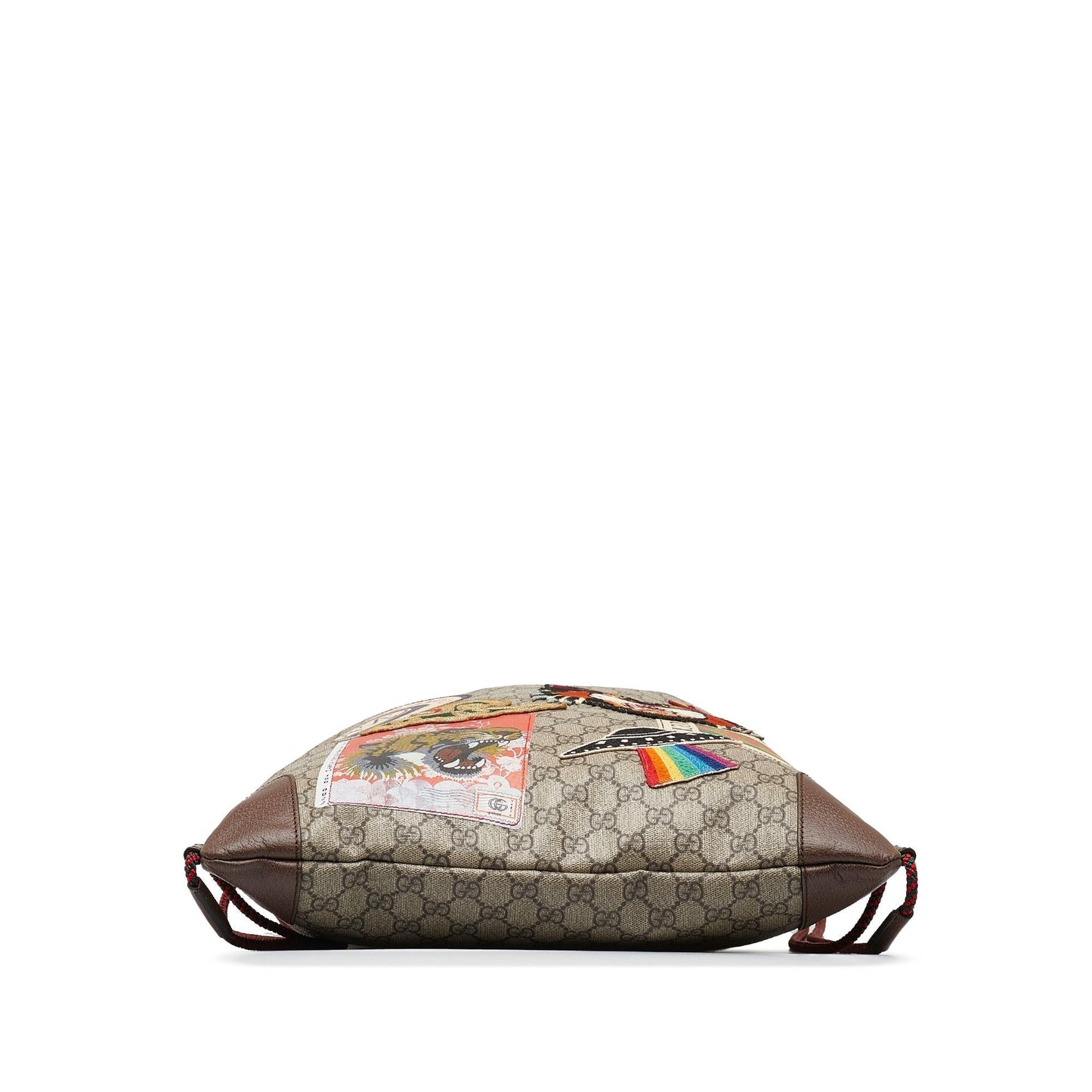 Gucci GG Supreme Courrier Drawstring Backpack (qOBCtH)