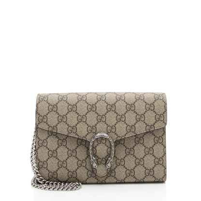 Gucci GG Supreme Dionysus Chain Wallet (SHF-YNAgZy)