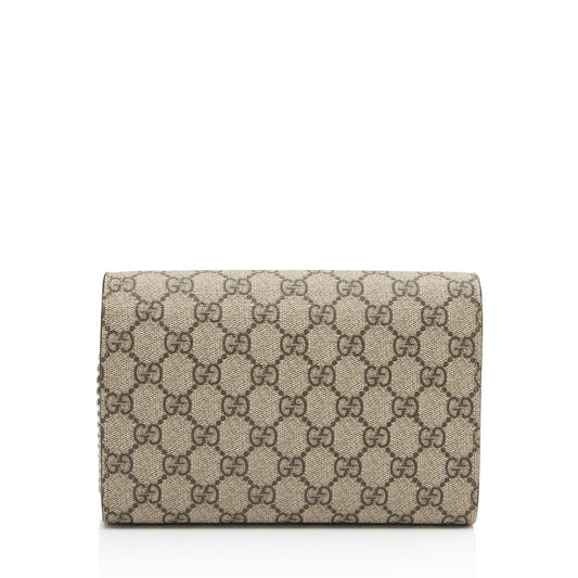 Gucci GG Supreme Dionysus Chain Wallet (SHF-fdF3Zv)