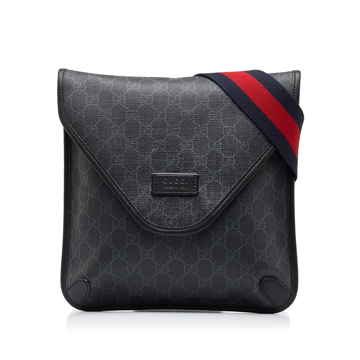 Gucci GG Supreme Envelope Web Crossbody Bag (XQKQ70)