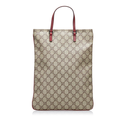 Gucci GG Supreme Flat Vertical Tote (AwXevK)
