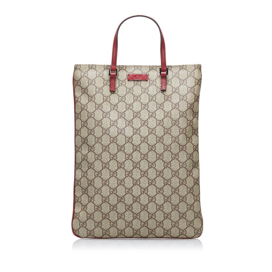 Gucci GG Supreme Flat Vertical Tote (AwXevK)