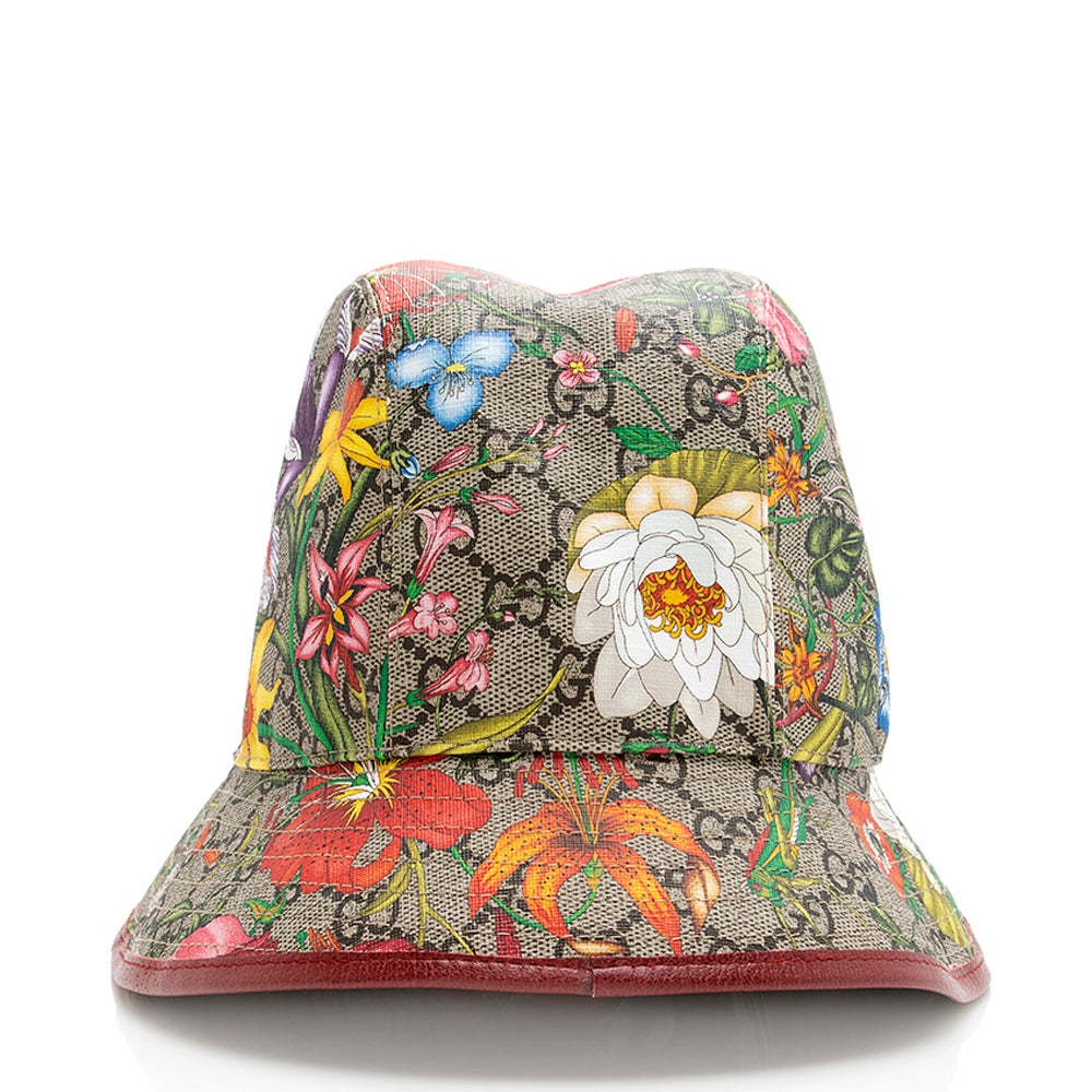 Gucci GG Supreme Flora Bucket Hat - Size M (SHF-20246)