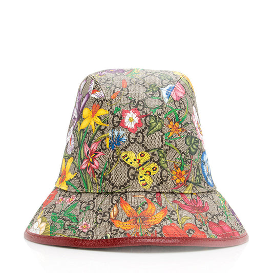 Gucci GG Supreme Flora Bucket Hat - Size M (SHF-20246)