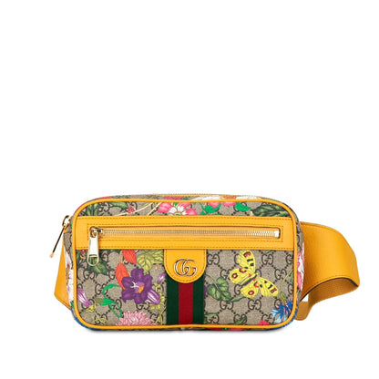 Gucci GG Supreme Flora Ophidia Belt Bag (Mu7mT0)