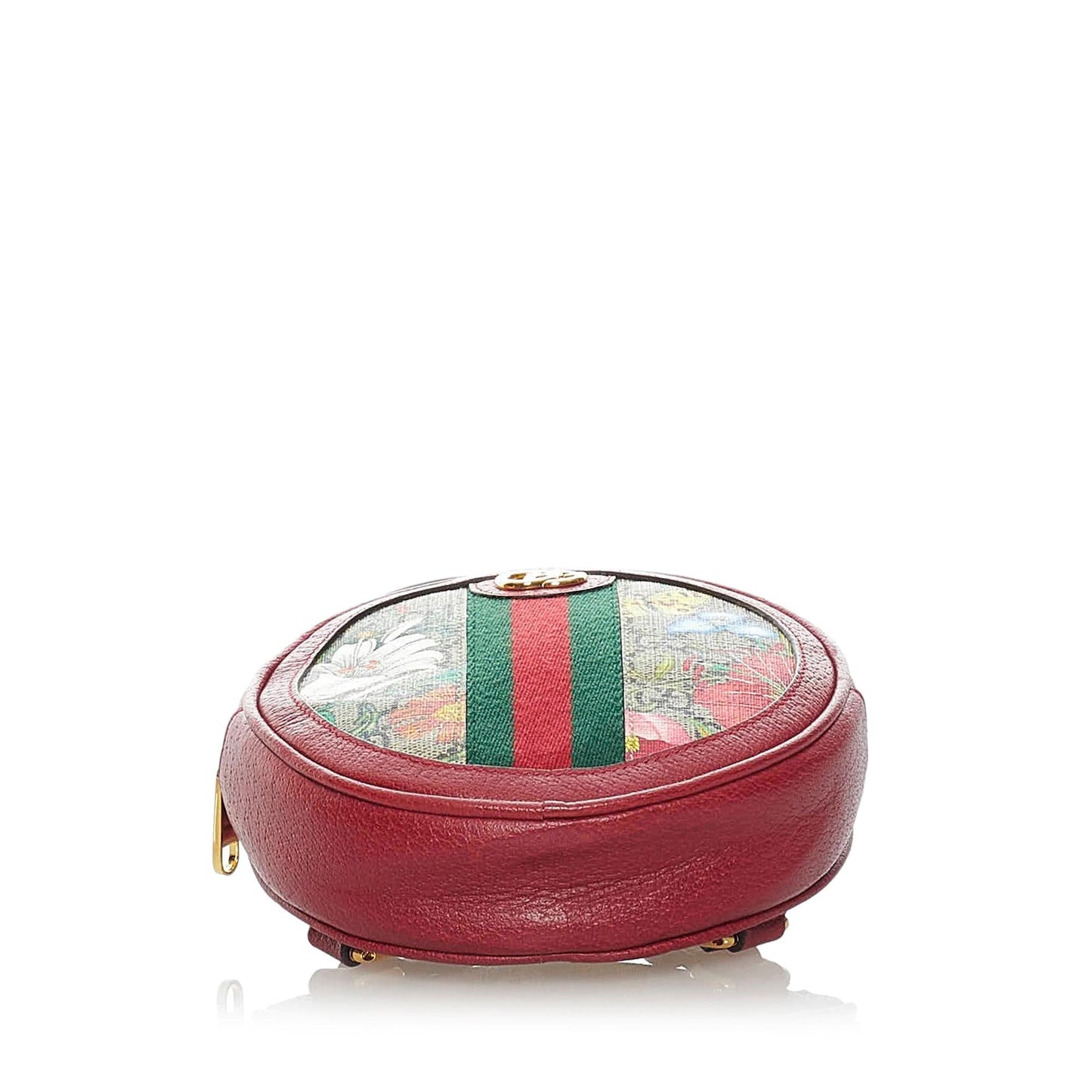 Gucci GG Supreme Flora Ophidia Round Backpack (33576)