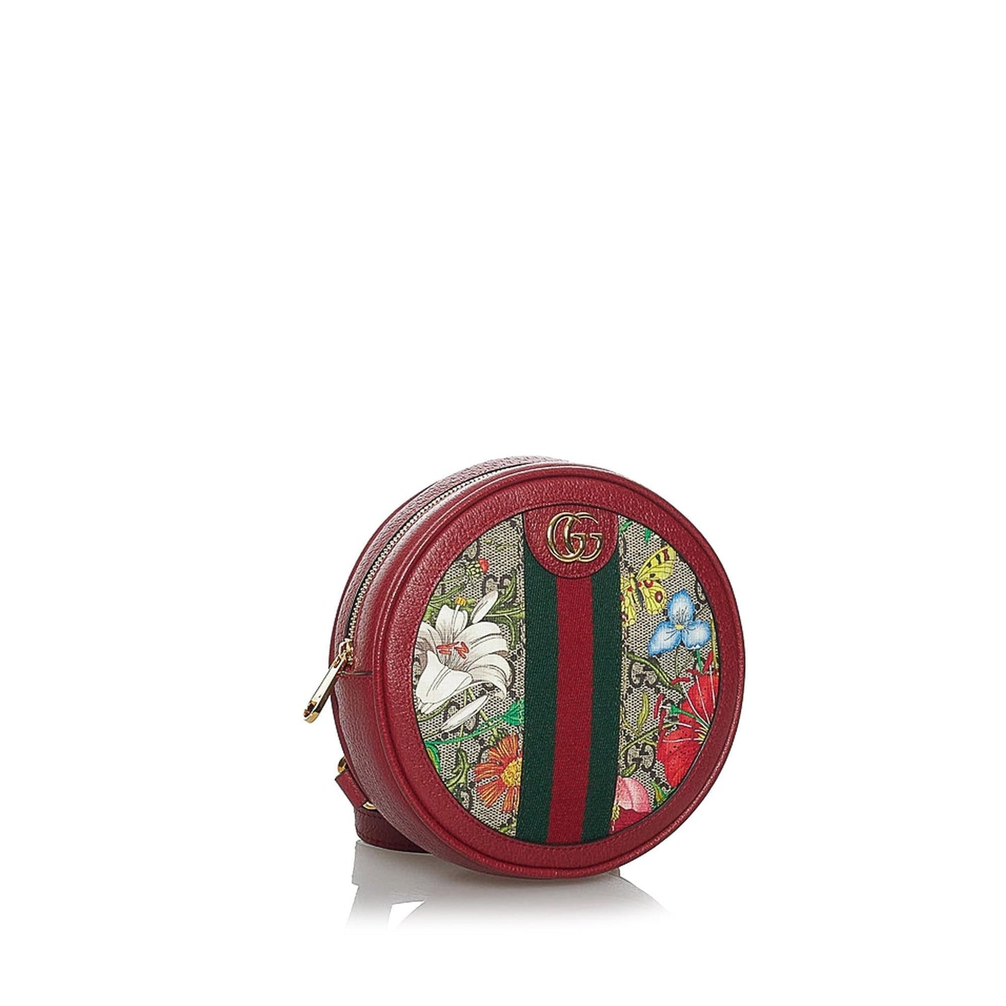 Gucci GG Supreme Flora Ophidia Round Backpack (33836)