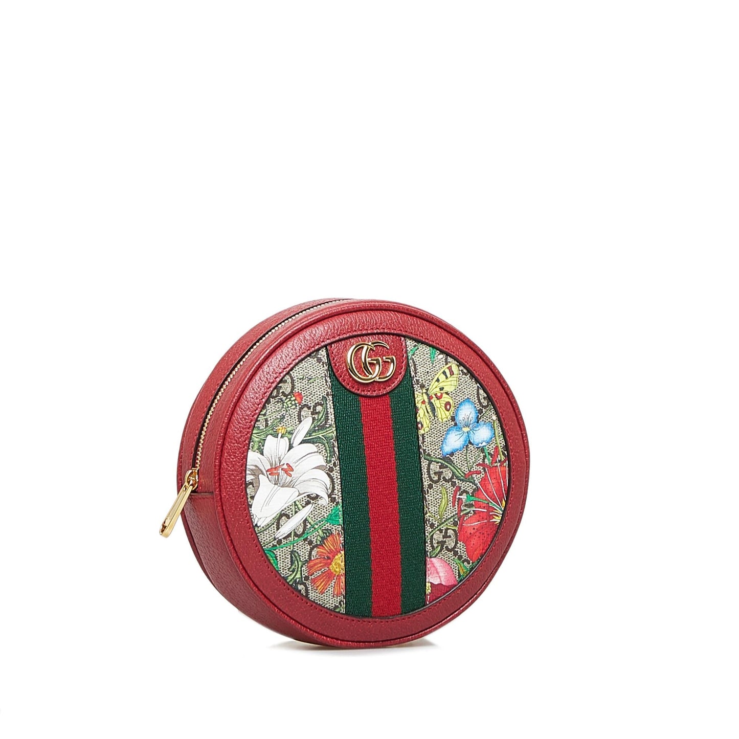 Gucci GG Supreme Flora Ophidia Round Backpack (SvDmMJ)