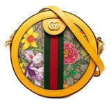 Gucci GG Supreme Flora Ophidia Round Crossbody (tzO2PJ)
