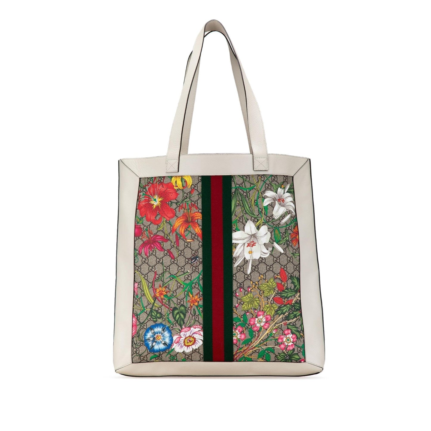 Gucci GG Supreme Flora Ophidia Tote (d9GcJU)