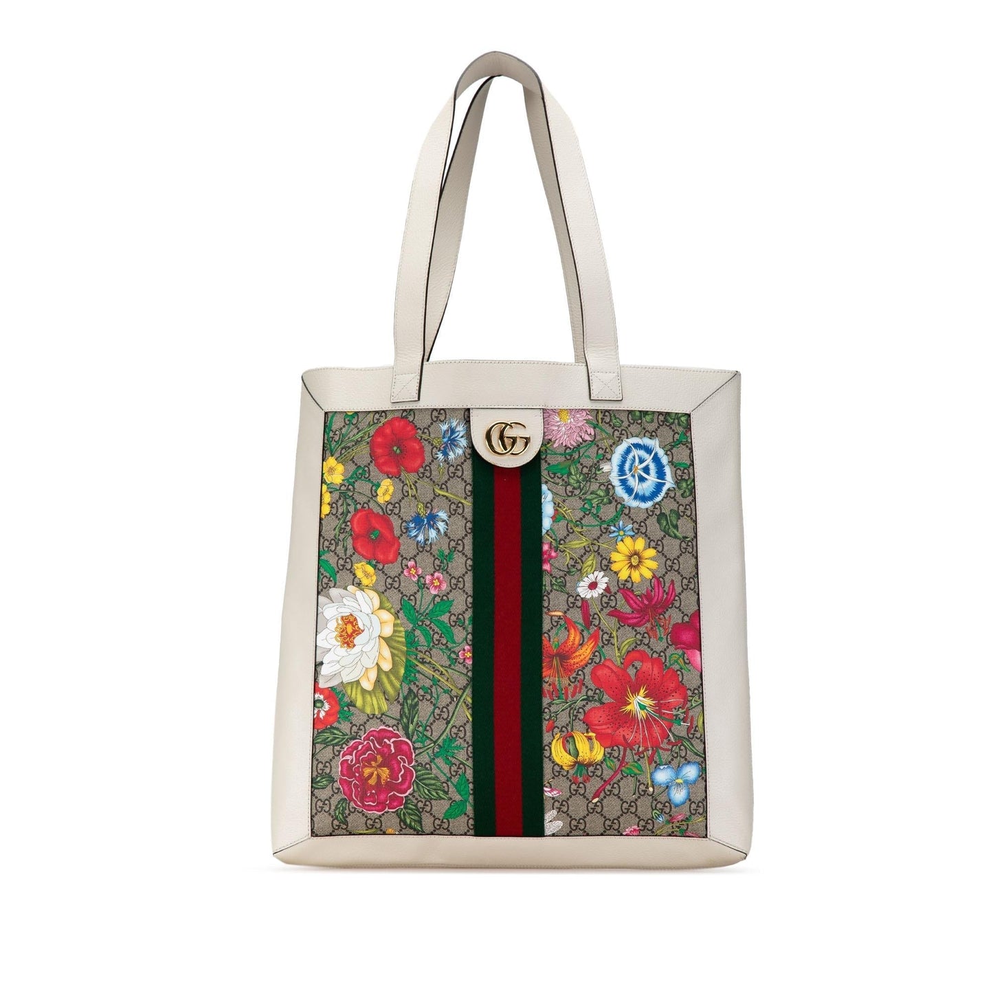 Gucci GG Supreme Flora Ophidia Tote (d9GcJU)