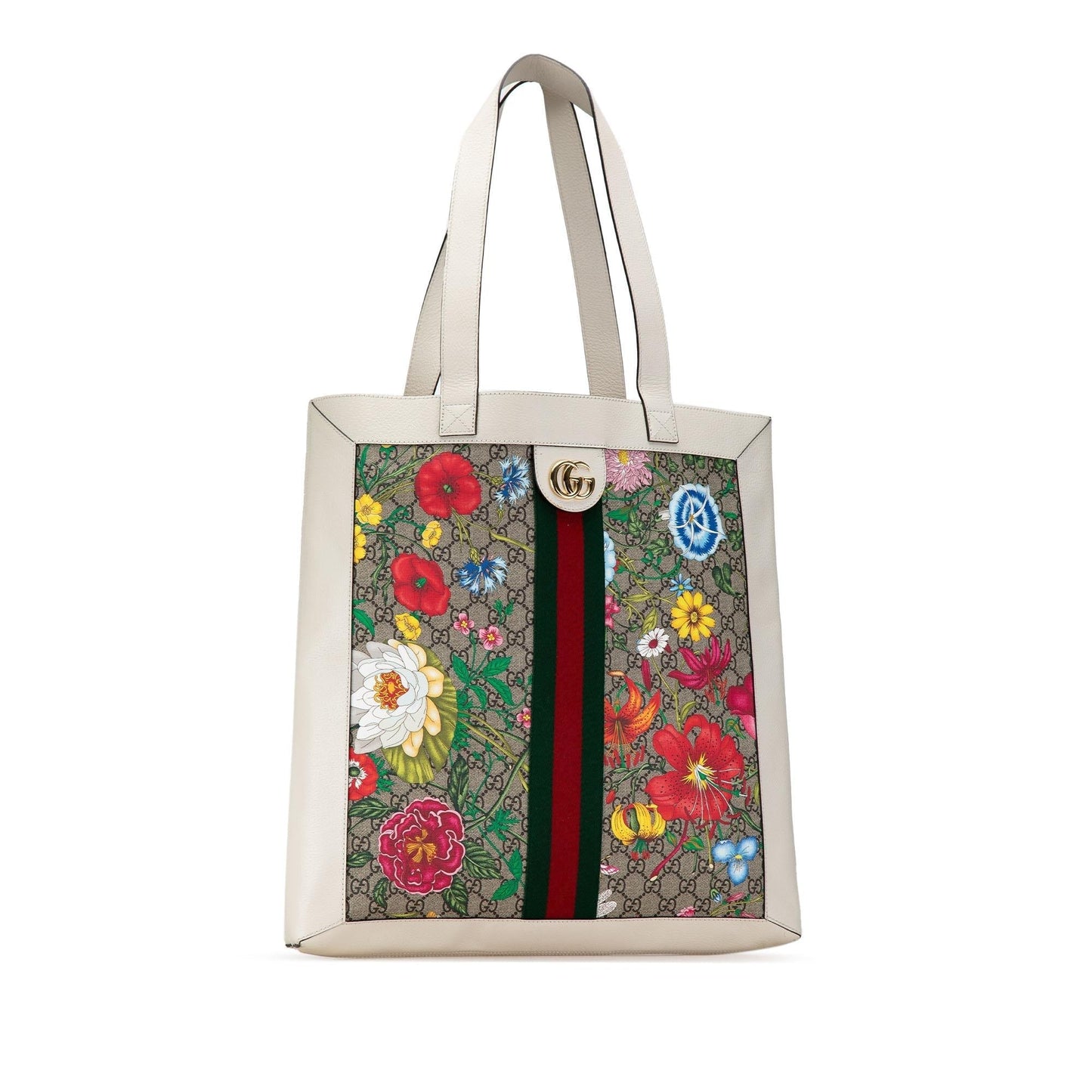 Gucci GG Supreme Flora Ophidia Tote (d9GcJU)