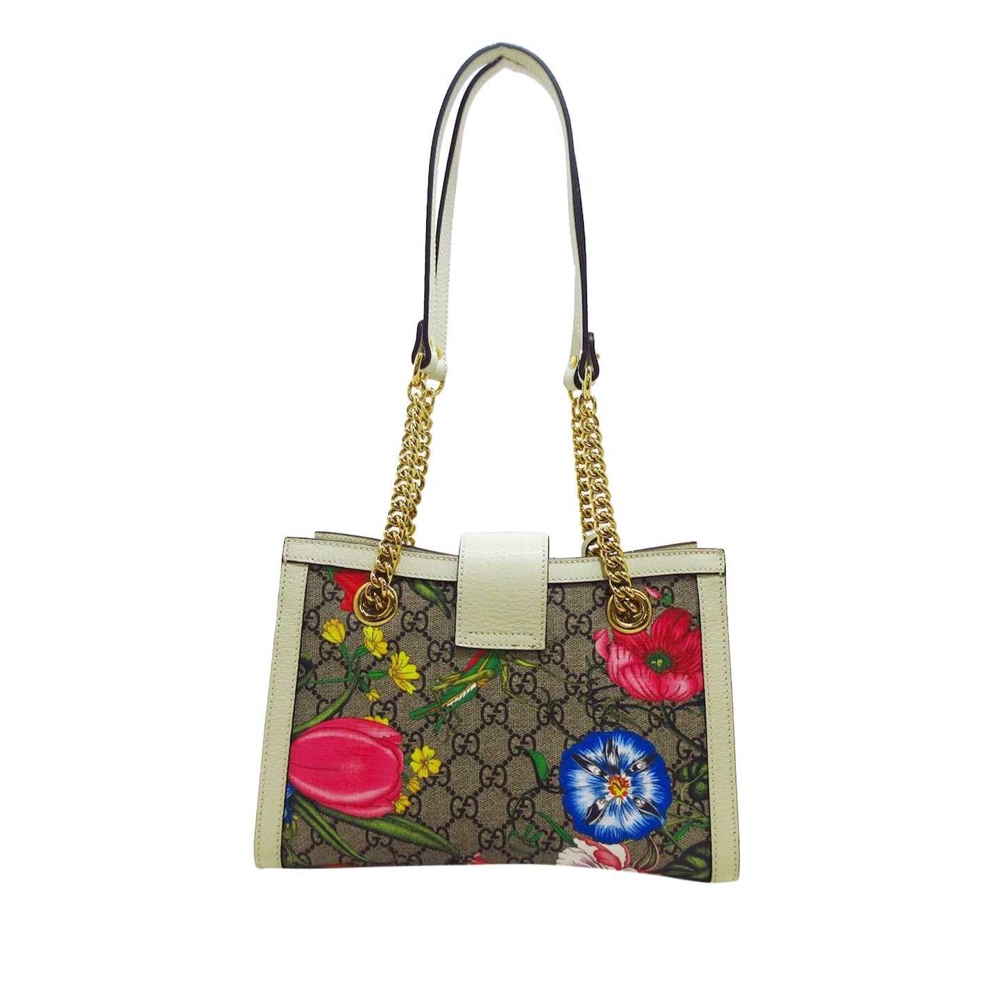 Gucci GG Supreme Flora Padlock Shoulder Bag (9mmWKN)
