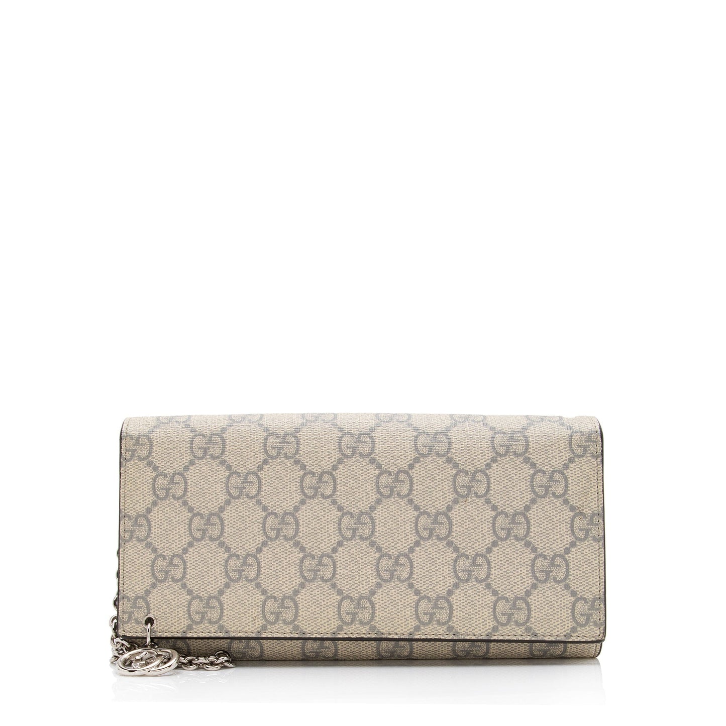 Gucci GG Supreme Interlocking G Wallet on Chain Bag (SHF-lSPCY3)