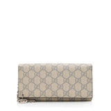 Gucci GG Supreme Interlocking G Wallet on Chain Bag (SHF-lSPCY3)