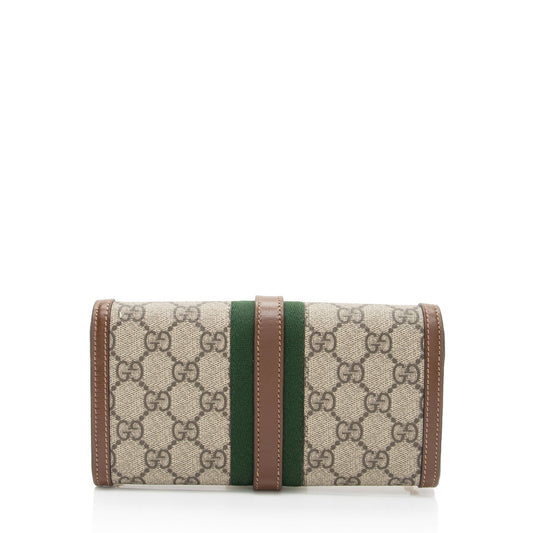 Gucci GG Supreme Jackie 1961 Chain Wallet (SHF-4Ai3Gr)
