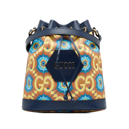 Gucci GG Supreme Kaleidoscope 100 Bucket Bag (0Z1SMu)
