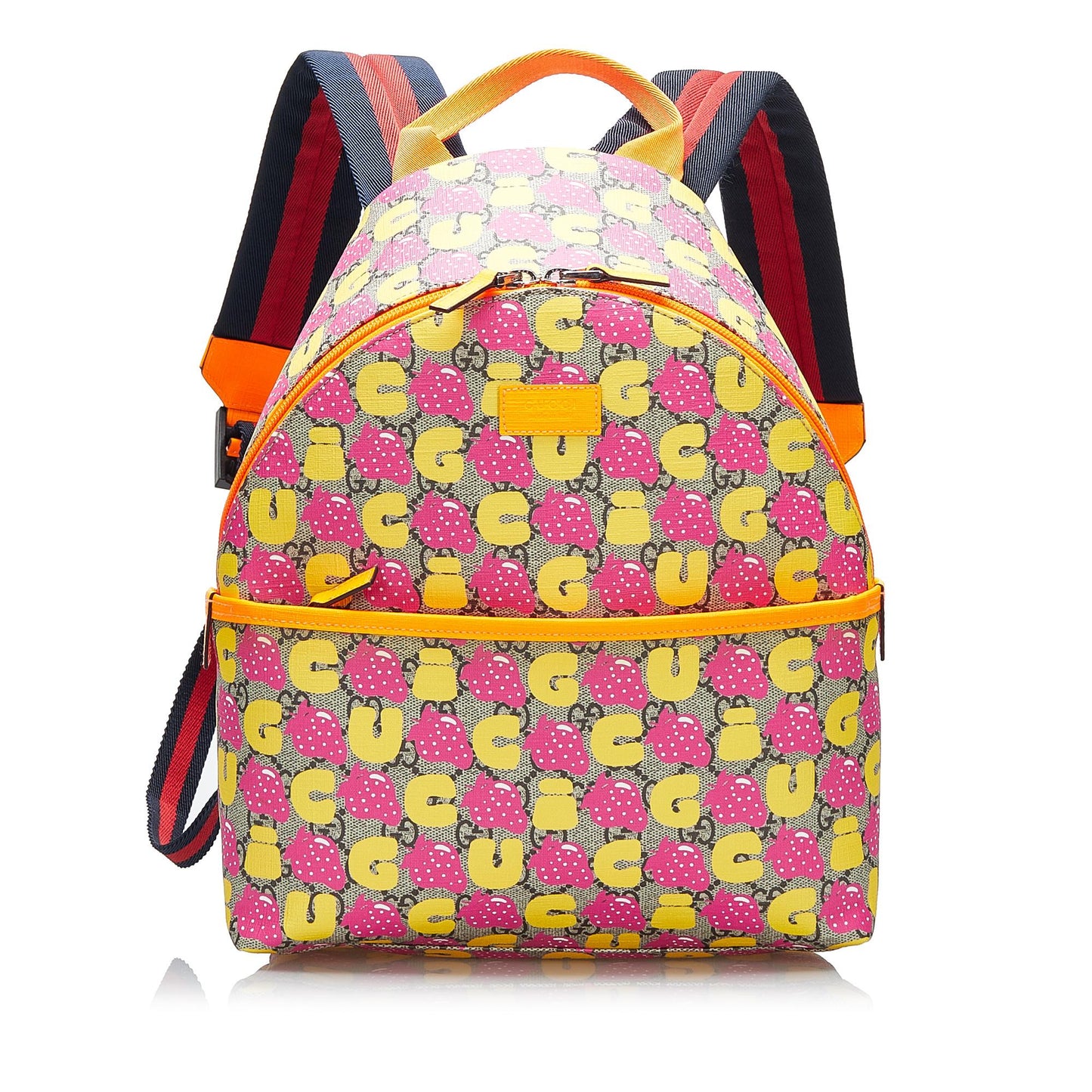 Gucci GG Supreme Kids Strawberry Backpack (tOkjAX)