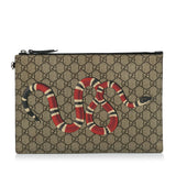 Gucci GG Supreme Kingsnake Clutch Bag (qHejCL)
