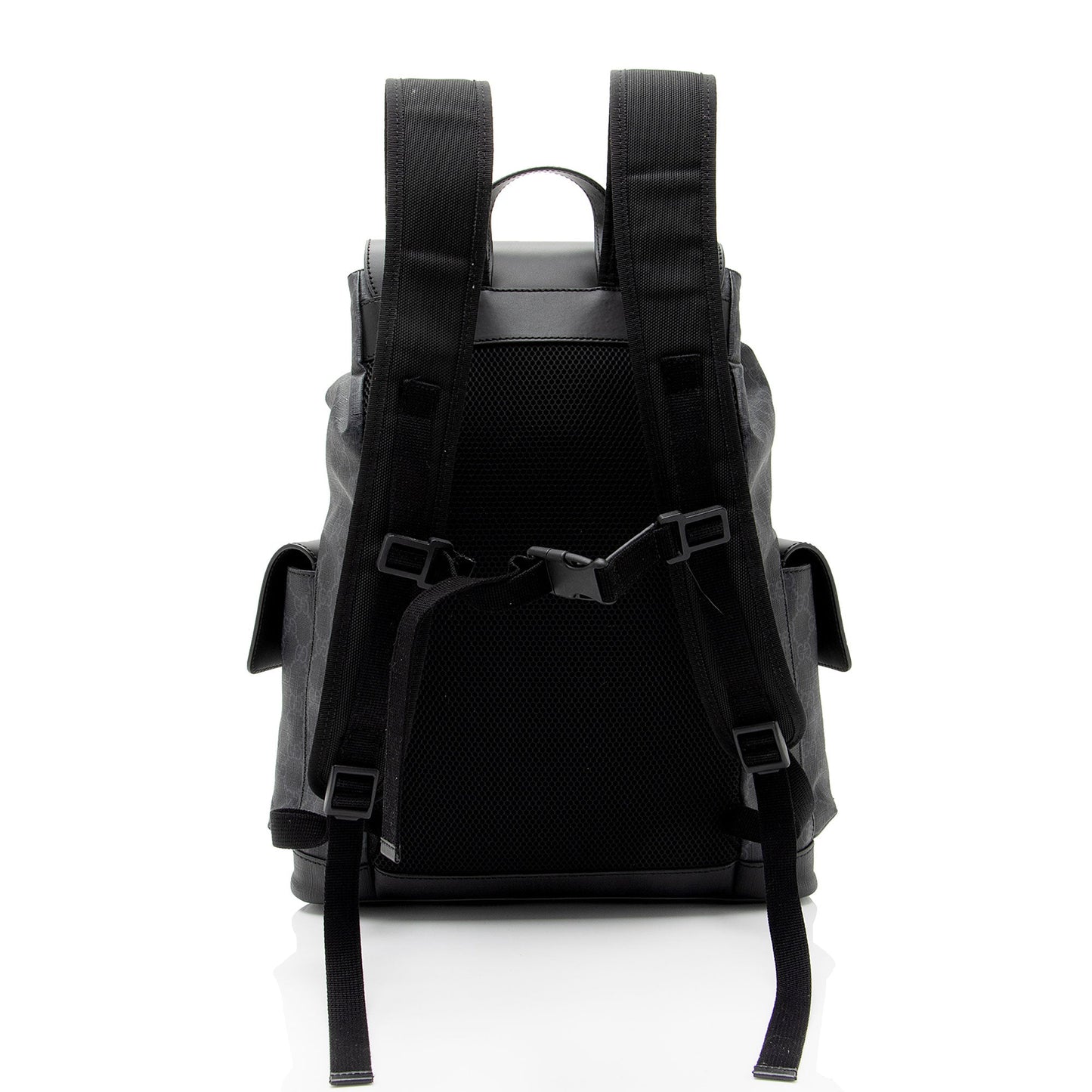 Gucci GG Supreme Medium Flap Backpack (SHF-NNj9Jx)